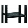 Conteg Полка 19" Conteg 1U глуб. 450 мм. до 100кг. RAL9005 (DP-PZ-450)
