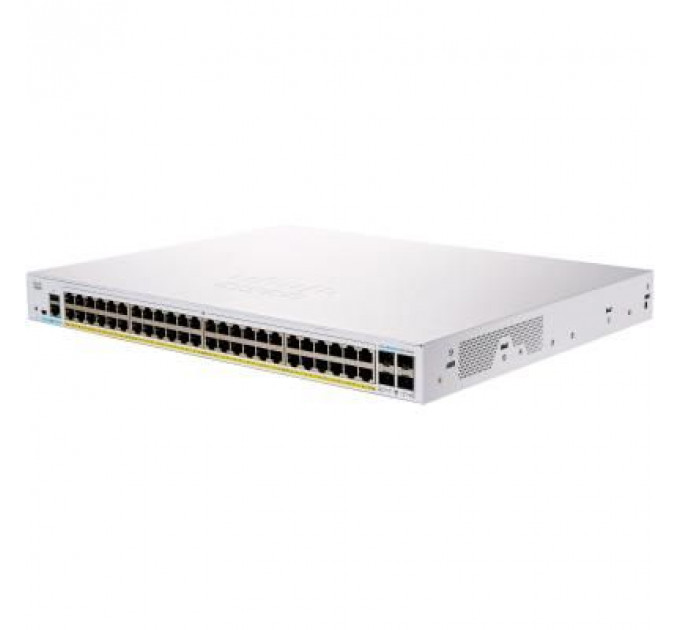 Комутатор мережевий Cisco CBS250-48P-4X-EU