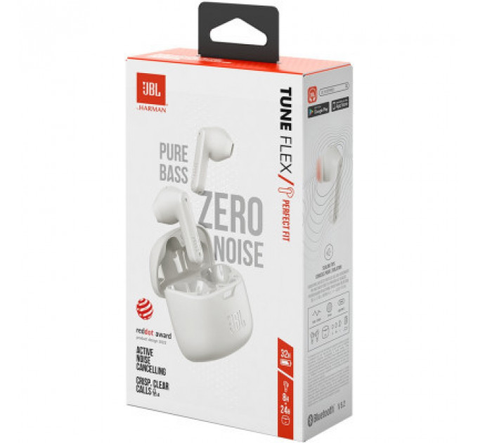 Навушники JBL Tune Flex White (JBLTFLEXWHT)