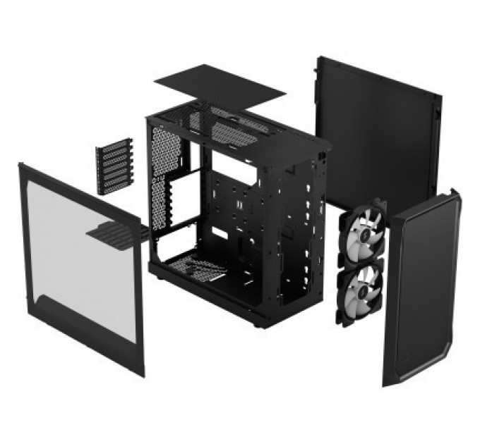 Fractal Design Корпус Fractal Design Focus 2 RGB Blck TG Clear Tint (FD-C-FOC2A-03)