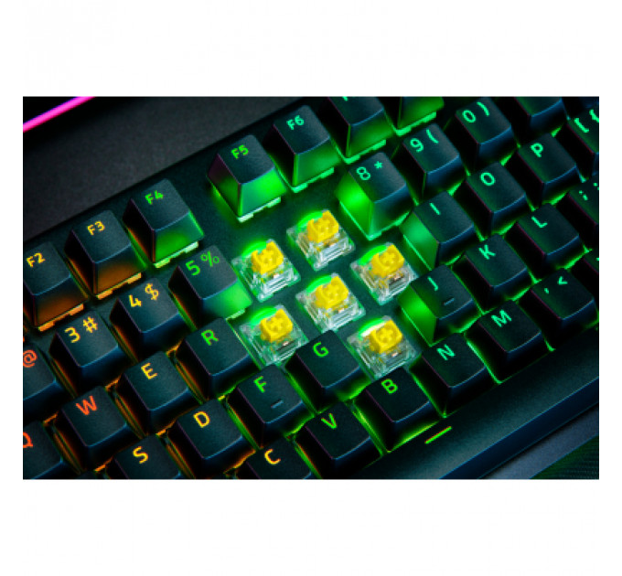 Клавіатура Razer BlackWidow V4 PRO Yellow Switch USB UA Black (RZ03-04681800-R3M1)