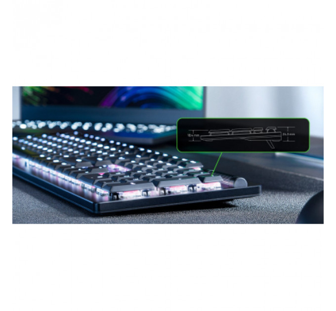 Клавіатура Razer DeathStalker V2 Red Switch USB UA Black (RZ03-04500100-R3M1)