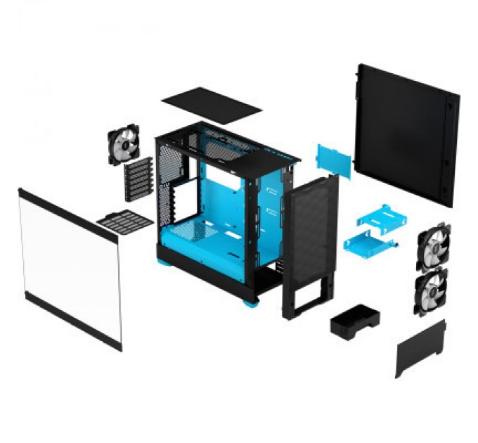 Fractal Design Корпус Fractal Design Pop Air RGB Cyan Core TG (FD-C-POR1A-02)