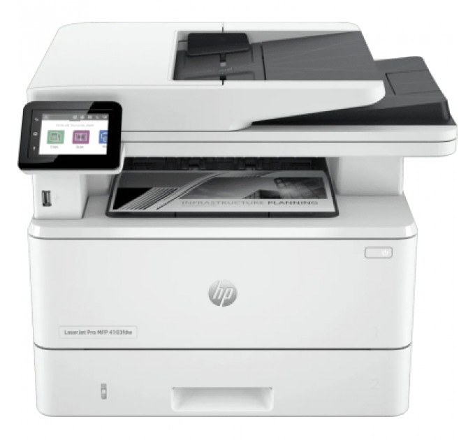 Багатофункціональний пристрій HP LaserJet Pro 4103fdw з WiFi (2Z629A)