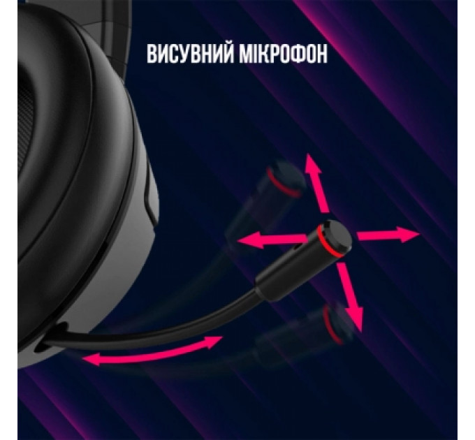Навушники Lorgar Noah 701 Black (LRG-GHS701)