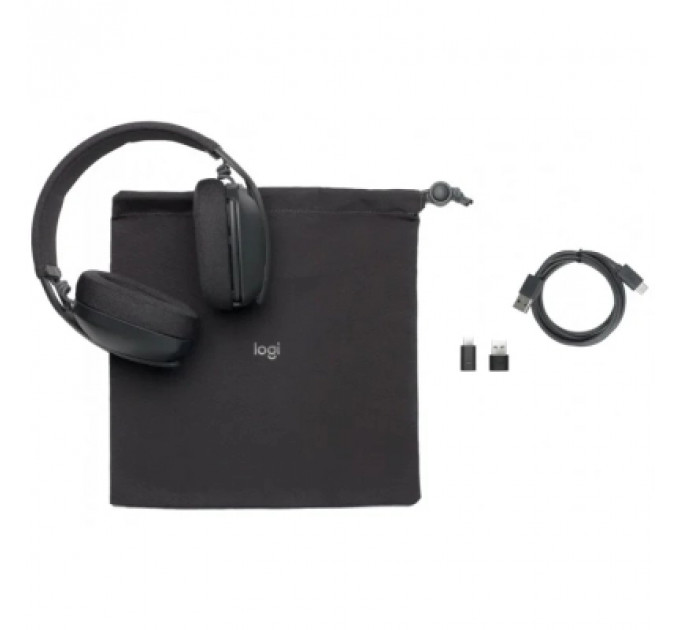 Навушники Logitech Zone Vibe for Business Wireless UC Graphite (981-001199)