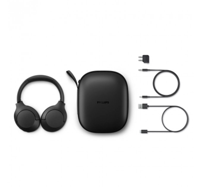 Навушники Philips TAH8506 Over-ear ANC Hi-Res Wireless Mic Black (TAH8506BK/00)