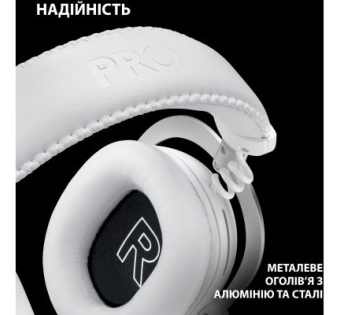 Навушники Logitech G Pro X 2 Lightspeed Wireless White (981-001269)