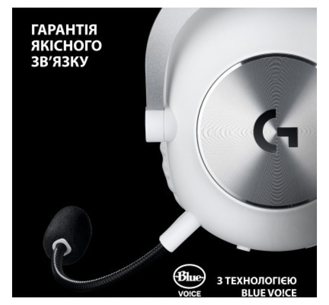 Навушники Logitech G Pro X 2 Lightspeed Wireless White (981-001269)
