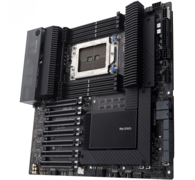 Серверна материнська плата ASUS PRO WS WRX80E-SAGE SE WIFI sWRX8 WRX80 8xDDR4 M.2 WiFi BT EATX (90MB1590-M0EAY0)