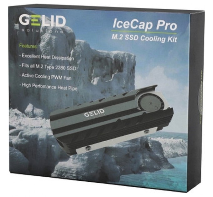 Радіатор охолодження Gelid Solutions IceCap Pro M.2 SSD (HS-M2-SSD-22)