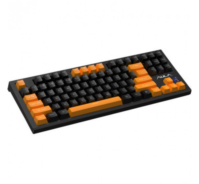 Клавіатура Aula F3032 Keycaps plus 21 Dark Yellow Keys KRGD Brown USB UA Black (6948391201740)