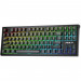 Клавіатура Aula F3032 Keycaps Plus 21 Dark Yellow Keys KRGD Red USB UA Black (6948391204673)