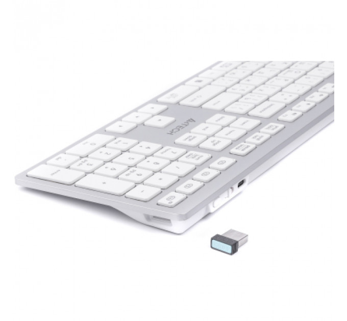 Клавіатура A4Tech FBX50C USB/Bluetooth White (FBX50C White)