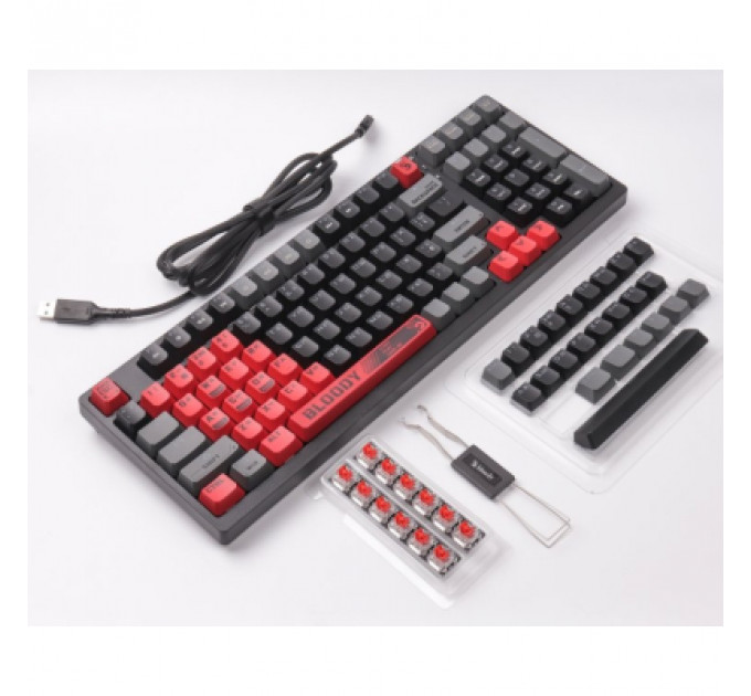 Клавіатура A4Tech Bloody S98 RGB BLMS Red Switch USB Sports Red (Bloody S98 Sports Red)