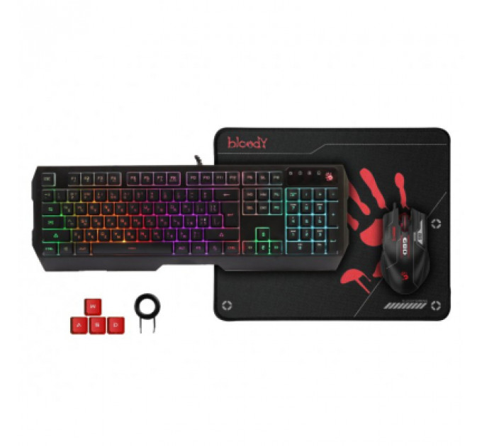 Комплект A4Tech Bloody B1700 USB Black (Bloody B1700 Black)