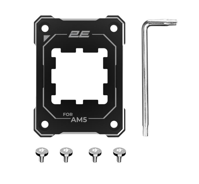 2E Установчий комплект 2E Gaming Air Cool SCPB-AM5, Aluminum, Black (2E-SCPB-AM5)