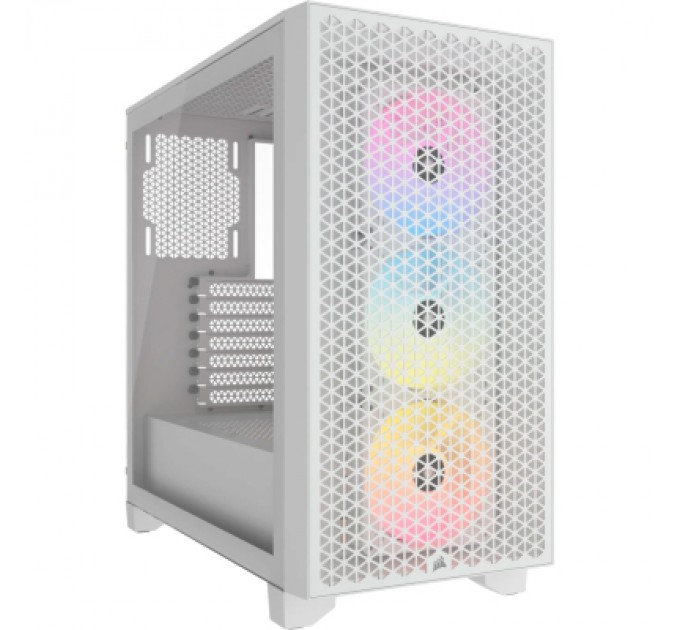 Corsair Корпус Corsair 3000D RGB Tempered Glass White (CC-9011256-WW)