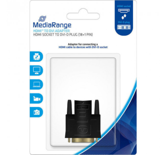 Перехідник HDMI to DVI MRCS170 Mediarange (MRCS170)