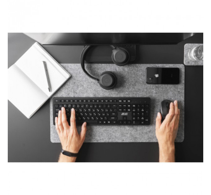 Клавіатура 2E KS260 Wireless Black (2E-KS260WB)