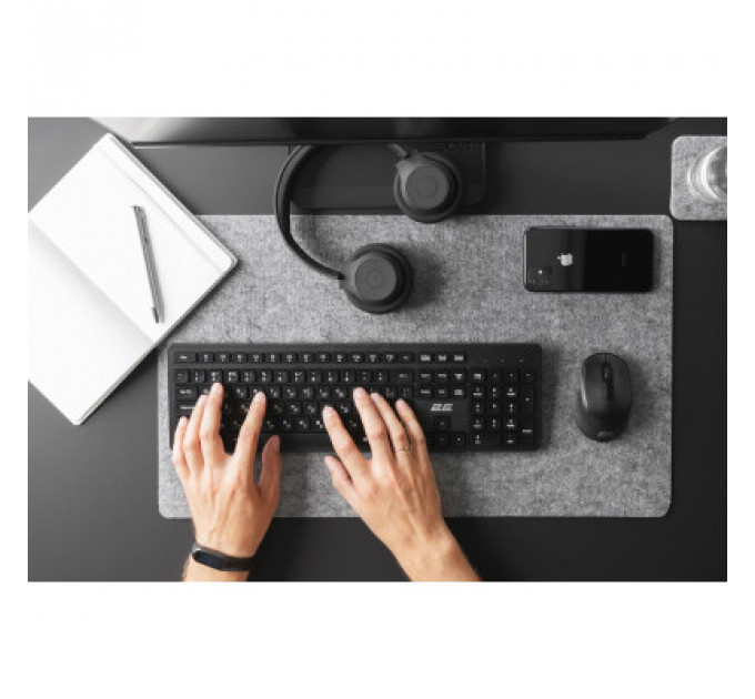 Клавіатура 2E KS260 Wireless Black (2E-KS260WB)