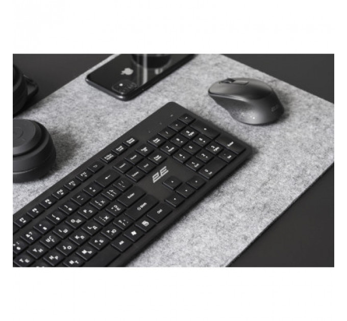 Клавіатура 2E KS260 Wireless Black (2E-KS260WB)