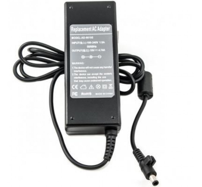 Блок живлення до ноутбуку PowerPlant SAMSUNG 220V, 19V 90W 4.74A (5.5*3.0) (SA90F5530)