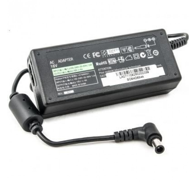 Блок живлення до ноутбуку PowerPlant SONY 220V, 16V 64W 4A (6.5*4.4) (SO64D6544)