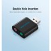 Vention Звукова плата Vention Audio USB 2х3,5mm jack Metal (VAB-S17-B)