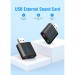 Vention Звукова плата Vention Audio USB 2х3,5mm jack Metal (VAB-S17-B)