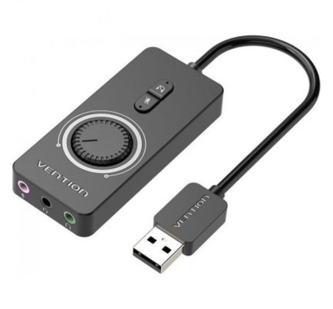 Vention Звукова плата Vention Audio USB 3х3,5mm jack 0.15m Volume Control (CDRBB)