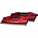 G.Skill Модуль пам'яті для комп'ютера DDR4 16GB (2x8GB) 2666 MHz Ripjaws V Red G.Skill (F4-2666C19D-16GVR)