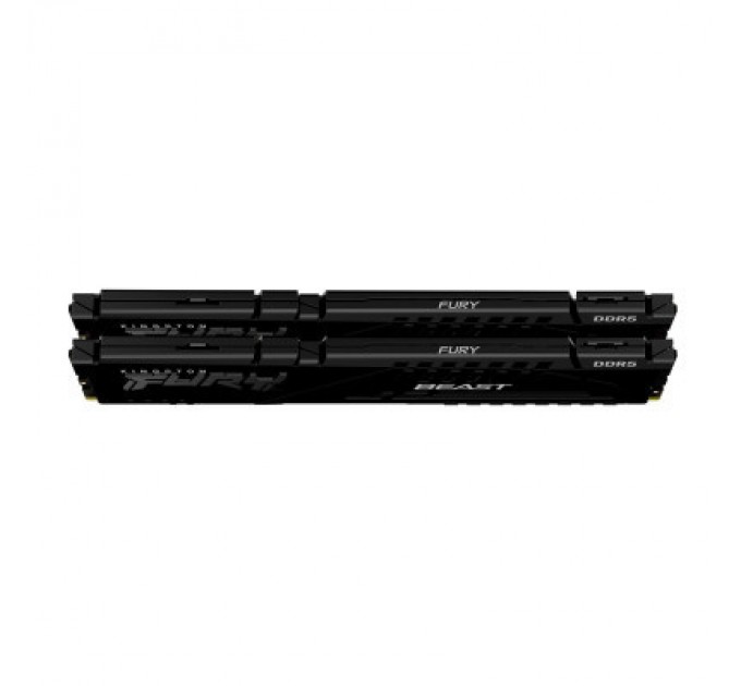 Kingston Fury (ex.HyperX) Модуль пам'яті для комп'ютера DDR5 64GB (2x32GB) 5600 MHz Beast Black Kingston Fury (ex.HyperX) (KF556C36BBEK2-64)