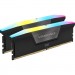 Corsair Модуль пам'яті для комп'ютера DDR5 64GB (2x32GB) 6000 MHz Vengeance RGB Black Corsair (CMH64GX5M2B6000C30)