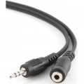 Cablexpert Кабель мультимедійний подовжувач Jack 3.5mm папа/Jack 3.5mm мама Cablexpert (CCA-423-5M)