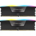 Corsair Модуль пам'яті для комп'ютера DDR5 64GB (2x32GB) 6400 MHz XMP 3.0 Vengeance RGB Black Corsair (CMH64GX5M2B6400C32)