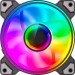 Gamemax Кулер до корпусу Gamemax Dual Ring Infinity BK