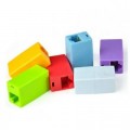 Merlion Зрощувач 1+1 RJ45 UTP 5e, Red Merlion (11699)