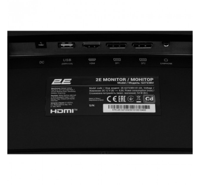 Монітор 2E G2723BV (2E-G2723BV-01.UA)