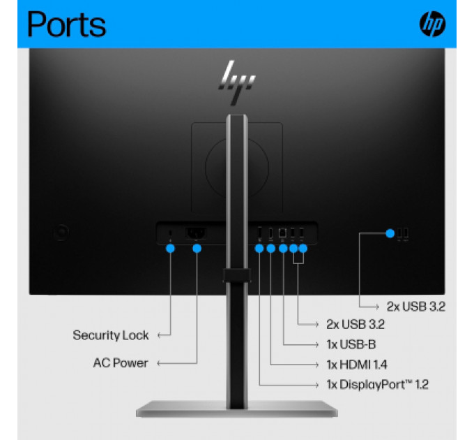 Монітор HP E27 G5 (6N4E2AA)