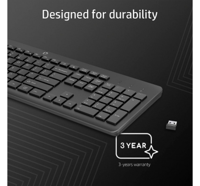 Клавіатура HP 230 Wireless UA Black (3L1E7AA)