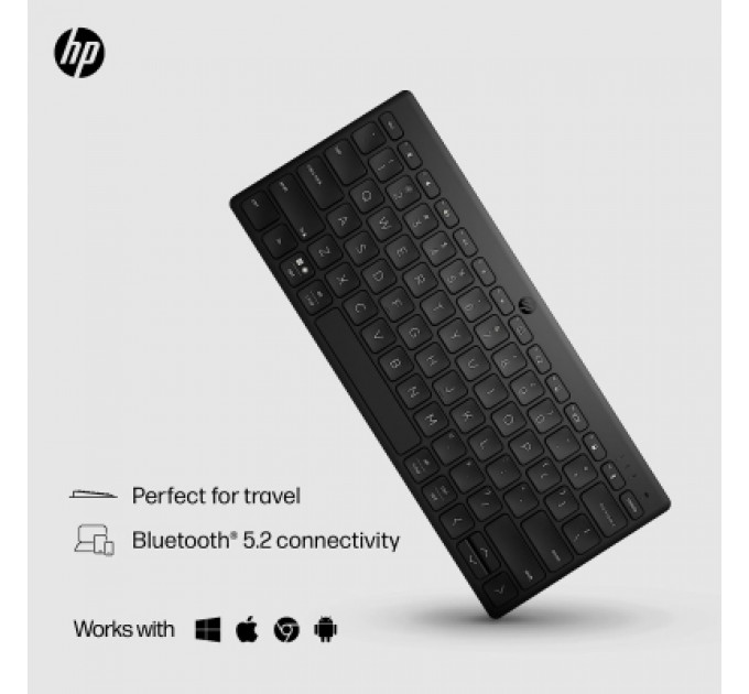 Клавіатура HP 350 Compact Multi-Device Bluetooth UA Black (692S8AA)