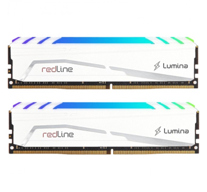 Mushkin Модуль пам'яті для комп'ютера DDR5 32GB (2x16GB) 6800 MHz Redline RGB White Mushkin (MLB5C680CKKP16GX2)
