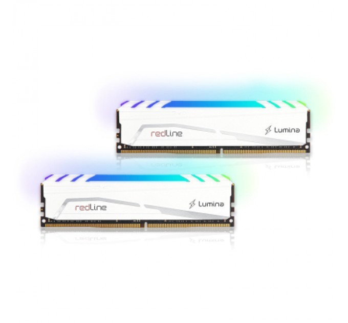 Mushkin Модуль пам'яті для комп'ютера DDR5 64GB (2x32GB) 6400 MHz Redline RGB White Mushkin (MLB5C640BGGP32GX2)