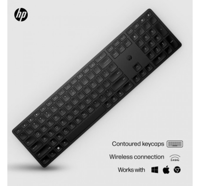 Клавіатура HP 450 Programmable Wireless UA Black (4R184AA)