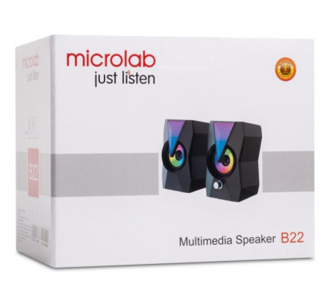 Акустична система Microlab B-22 USB Black (B-22)
