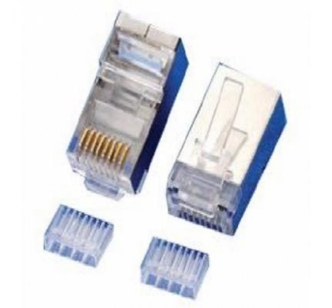 Merlion Конектор RJ45 cat.6 FTP, екранований, з вставкою, 50 шт Merlion (15066)