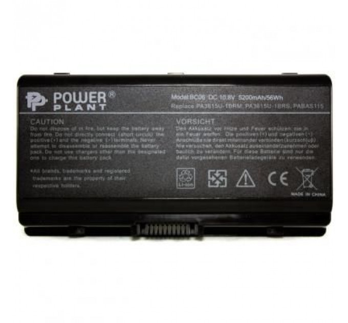 Акумулятор до ноутбука Toshiba Equium L40 (PA3615U-1BRS) 10.8V 5200mAh PowerPlant (NB00000208)