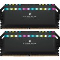 Corsair Модуль пам'яті для комп'ютера DDR5 32GB (2x16GB) 6000 MHz Dominator Platinum RGB Black Corsair (CMT32GX5M2B6000C30)