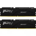 Kingston Fury (ex.HyperX) Модуль пам'яті для комп'ютера DDR5 16GB (2x8GB) 6000 MHz Beast Black Kingston Fury (ex.HyperX) (KF560C40BBK2-16)